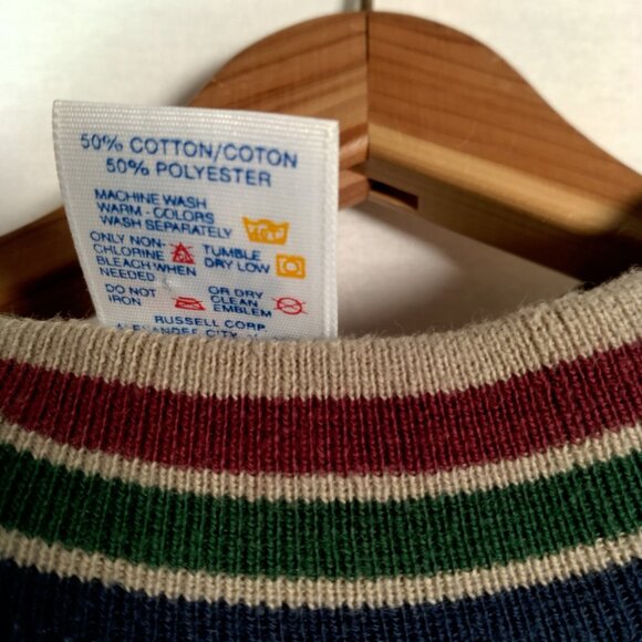 Vintage 1990s Wintergreen Ski Resort Virginia Sweatshirt L Green Skiing VA Retro - Picture 4 of 12